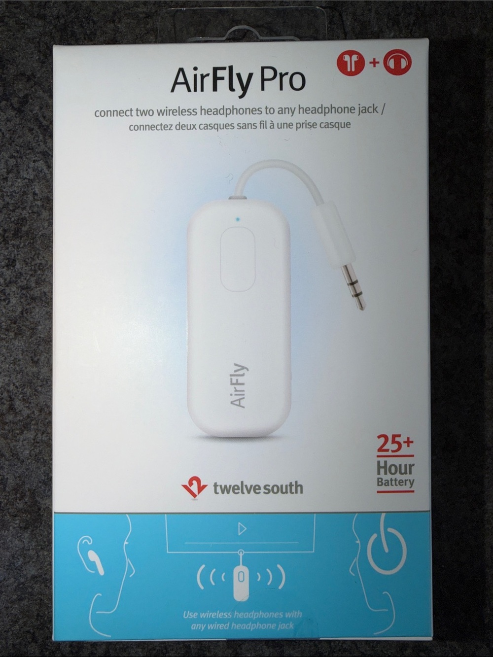 AirFly Pro Wireless Adapter — White